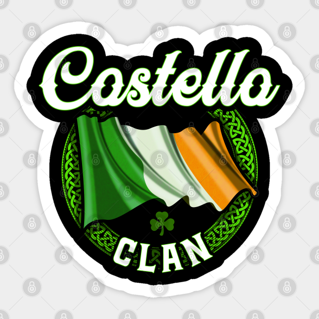 Costello Surname Irish Last Name Ireland Flag Costello Family